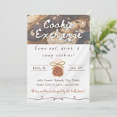 Uitnodiging voor Koekjesuitwisseling (Staand voorkant)