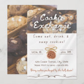 Uitnodiging voor Koekjesuitwisseling (Voorkant / Achterkant)