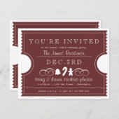 Uitnodiging voor Koekjesuitwisseling (Voorkant / Achterkant)