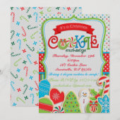 Uitnodiging voor Koekjesuitwisseling (Voorkant / Achterkant)