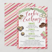 Uitnodiging voor Koekjesuitwisseling (Voorkant / Achterkant)