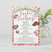 Uitnodiging voor Koekjesuitwisseling (Staand voorkant)