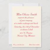 Uitnodiging voor Koekjesuitwisseling (Achterkant)