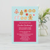 Uitnodiging voor Koekjesuitwisseling (Staand voorkant)