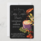 Uitnodiging voor koffie thema koppel shower (Voorkant)