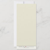 Uitnodiging voor Kolibrie Save the Date (waterblau (Achterkant)