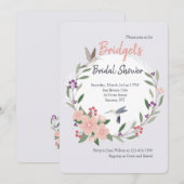 Uitnodiging voor kolibries (Voorkant / Achterkant)