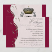 Uitnodiging voor koninginnenweddenschappen (Voorkant / Achterkant)