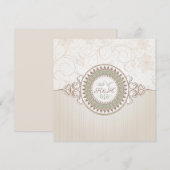 Uitnodiging voor koninklijke bruiloft (Voorkant / Achterkant)