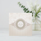 Uitnodiging voor koninklijke bruiloft (Staand voorkant)