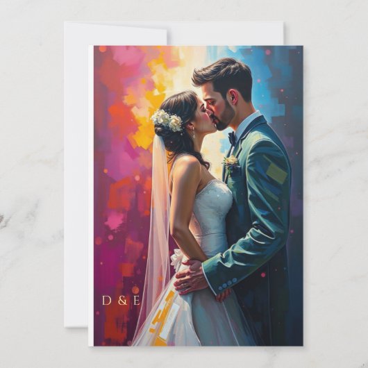 Uitnodiging voor koninklijke bruiloft (Achterkant)