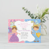 Uitnodiging voor Koninklijke Prinses & Prins Kaste (Staand voorkant)