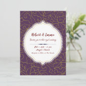 Uitnodiging voor koninklijke weddenschappen (Staand voorkant)