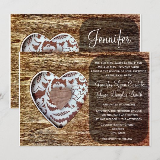 Uitnodiging voor koninklijke weddenschappen in Roe (Voorkant / Achterkant)