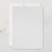 Uitnodiging voor koppel shower met verse weideblad (Achterkant)