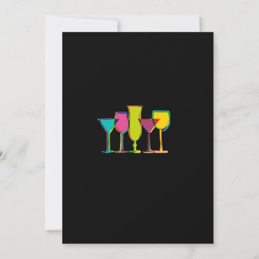 Uitnodiging voor koppelborrel: Bar vullen (Achterkant)