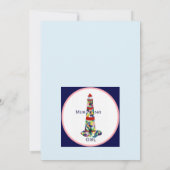 Uitnodiging voor krabbenfeest Watercolor Whimsical (Achterkant)