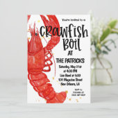 Uitnodiging voor Kreeft Koken (Staand voorkant)