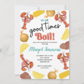 Uitnodiging voor Kreeft Koken - Laat de Goede TIjd (Voorkant)