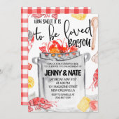 Uitnodiging voor Kreeft Kook Engagement Feest (Voorkant / Achterkant)