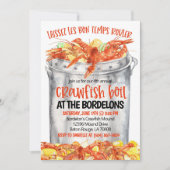 Uitnodiging voor kreeftenfeest (Voorkant)