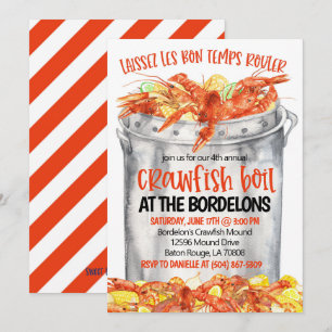 Uitnodiging voor kreeftenfeest