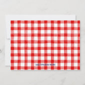 Uitnodiging voor kreeftenfeest verjaardag (Achterkant)