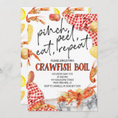 Uitnodiging voor Kreeftfeest (Voorkant / Achterkant)