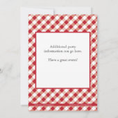 Uitnodiging voor kreeftfeest afstudeerfeest (Achterkant)