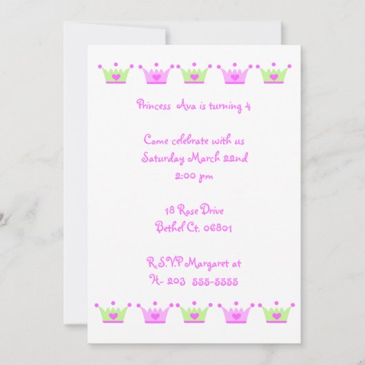 uitnodiging voor kronen (Voorkant)