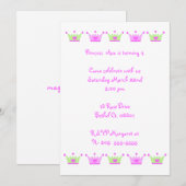 uitnodiging voor kronen (Voorkant / Achterkant)