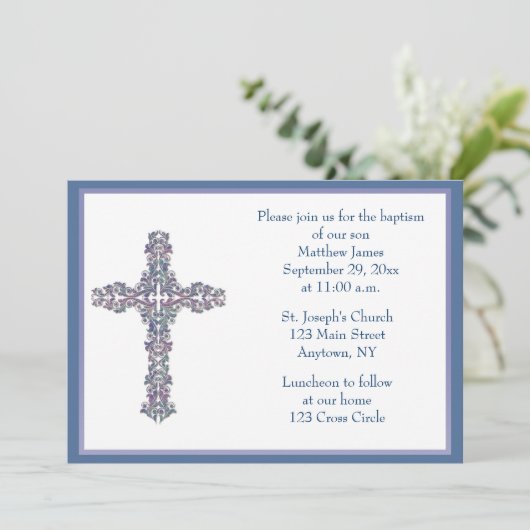  uitnodiging voor kruisbestuiving (Staand voorkant)