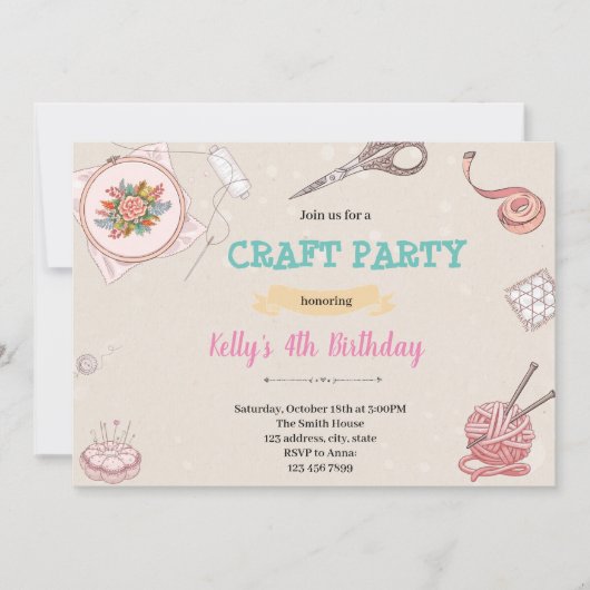 Uitnodiging voor kunstambachtslieden (Voorkant)