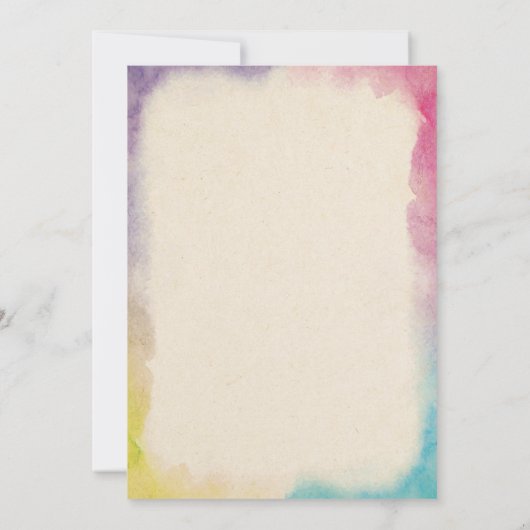 Uitnodiging voor kunstfeest (Achterkant)