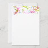 Uitnodiging voor  kunstpartij (Achterkant)