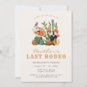 Uitnodiging voor Laatste Rodeo Bachelorette (Voorkant)