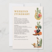 Uitnodiging voor Laatste Rodeo Bachelorette (Achterkant)