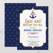 Uitnodiging voor Laatste Zeiltocht voor de Sluier (Voorkant / Achterkant)