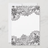 Uitnodiging voor Lacey Lingerie (Achterkant)