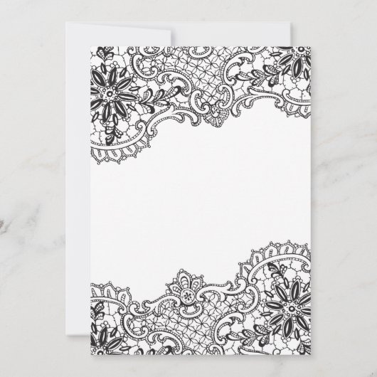 Uitnodiging voor Lacey Lingerie (Achterkant)