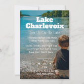 Uitnodiging voor Lakeside Summer Bash (Voorkant)
