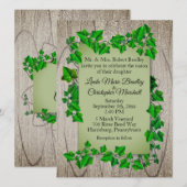 Uitnodiging voor landelijk huwelijk (Voorkant / Achterkant)