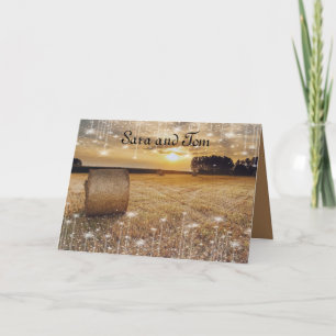 Uitnodiging voor landelijke bruiloft