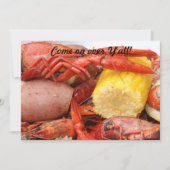 uitnodiging voor langoesten (Voorkant)