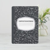 uitnodiging voor laptop van samenstelling (Staand voorkant)