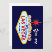Uitnodiging voor Las Vegas-huwelijk (Voorkant / Achterkant)
