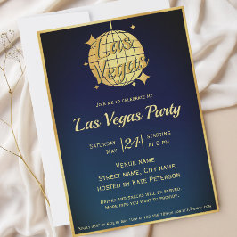 Uitnodiging voor Las Vegas vrijgezellenfeest