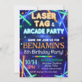 Uitnodiging voor laserlaserlaserlasers, Label voor (Voorkant)