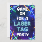 Uitnodiging voor laserlaserlaserlasers, Label voor (Achterkant)