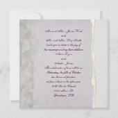 Uitnodiging voor Lavender Torn Edge (Voorkant)